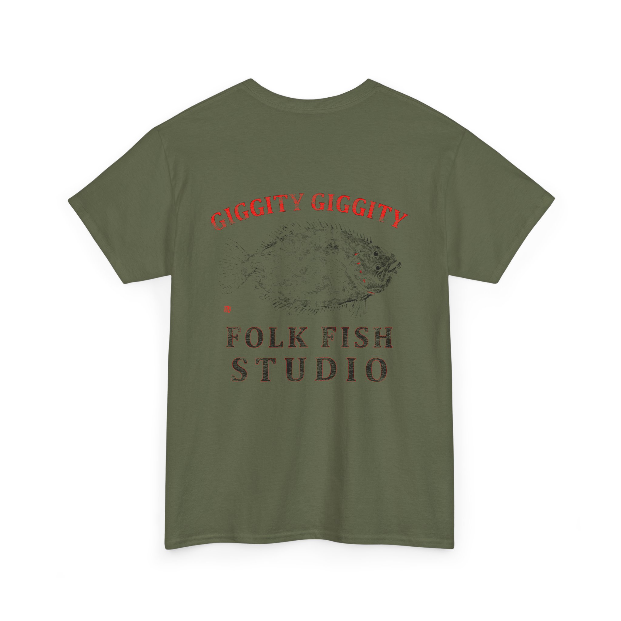 Giggity Giggity Doormat Folk Fish T-Shirt - Image 16
