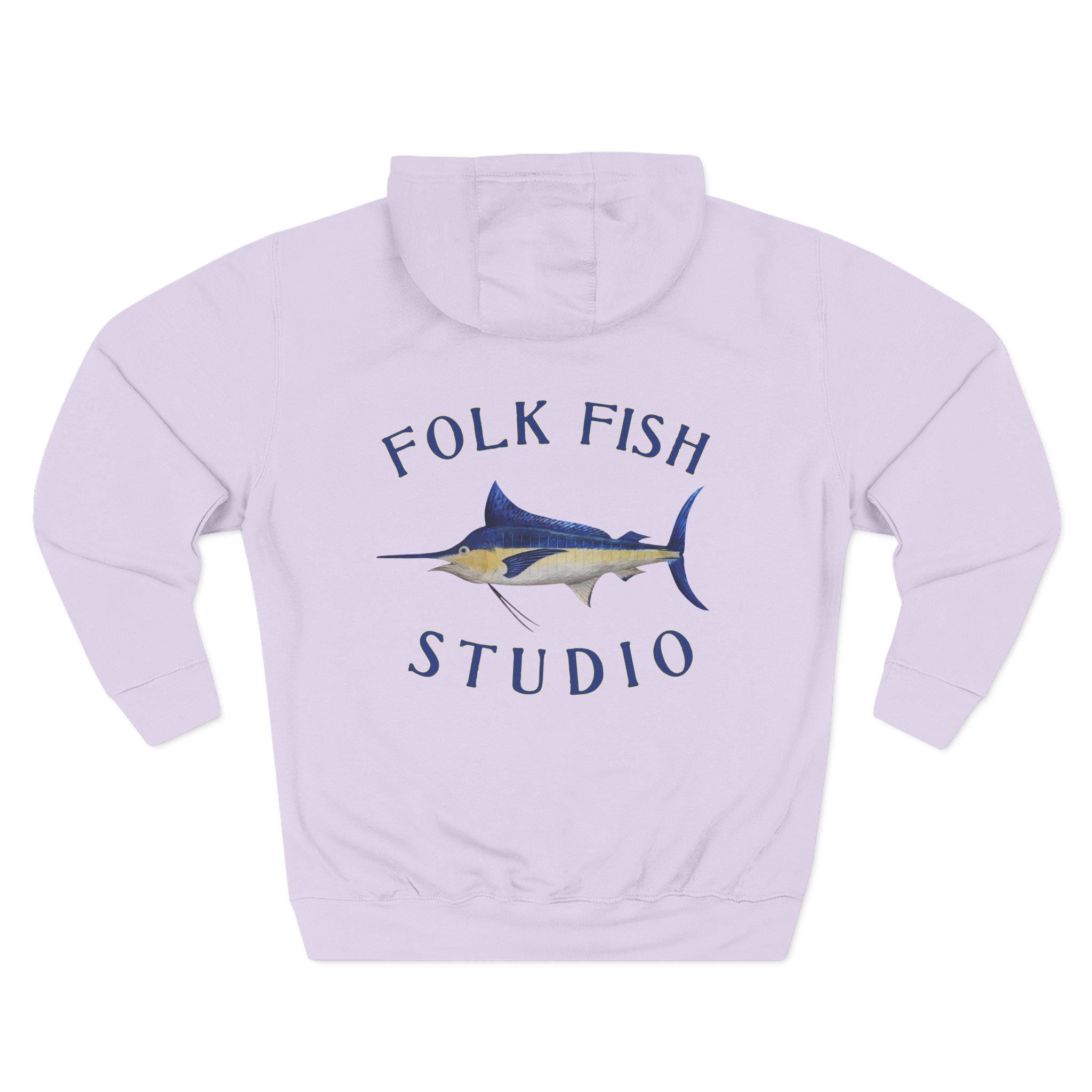 Old Man Marlin Folk Fish Hoodie - Image 18