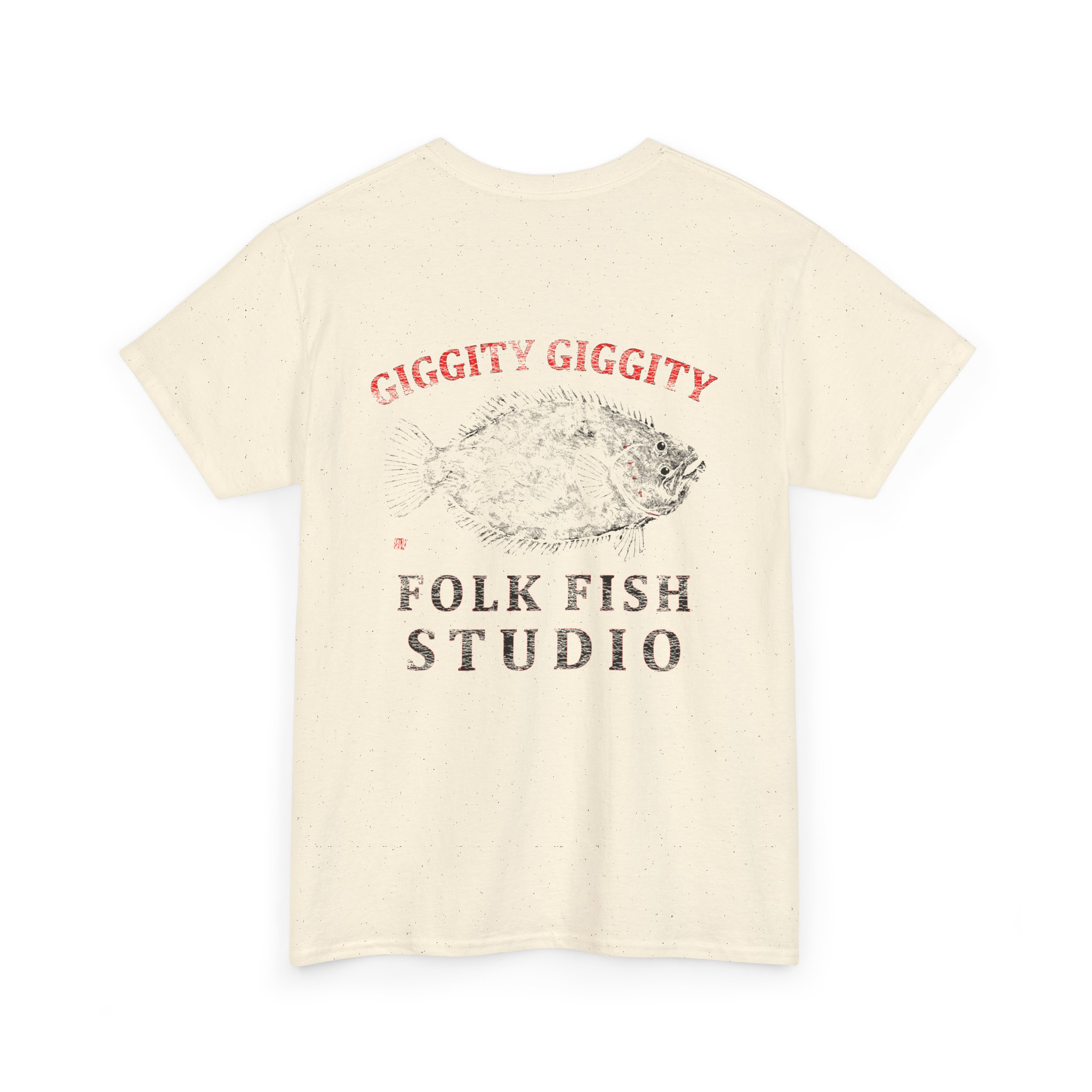 Giggity Giggity Doormat Folk Fish T-Shirt - Image 12