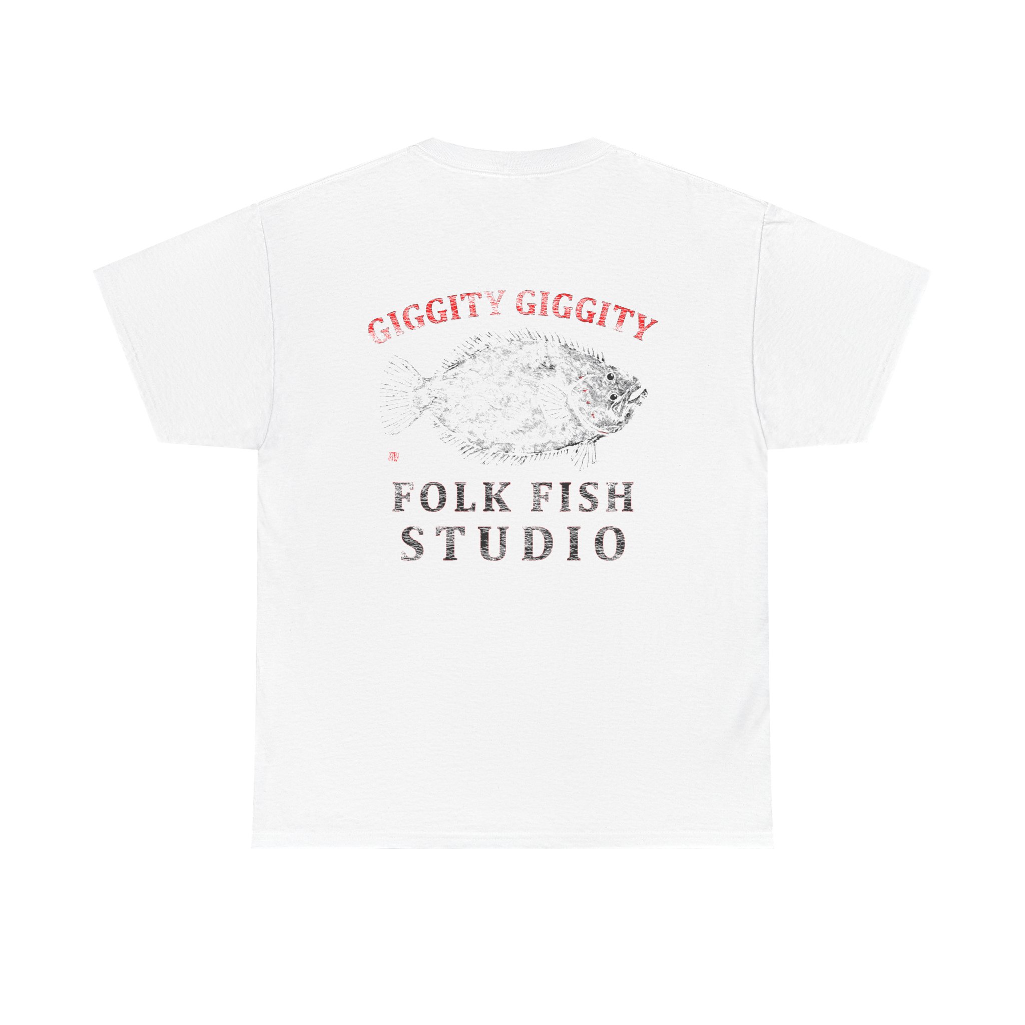 Giggity Giggity Doormat Folk Fish T-Shirt - Image 6