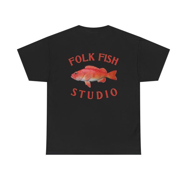Acadian Redfish Folk Fish T-Shirt